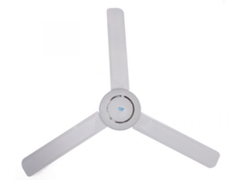 [659] VENTILADOR DE TECHO JAM TCF-604 MOTOR PESADO 3 ALAS 5VEL. 80W BLANCO 56"